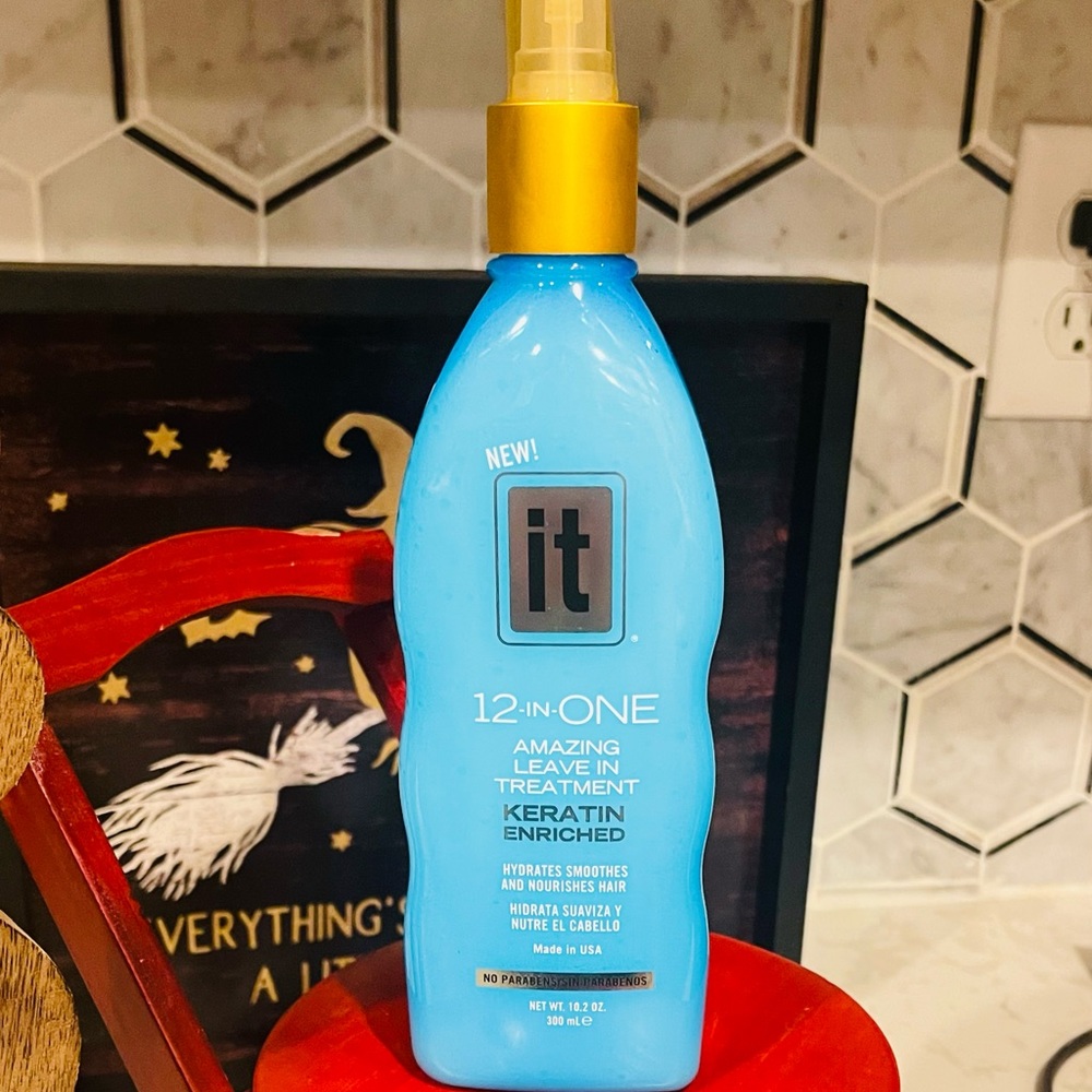 IT 12 in ONE leave in Hair Treatment large bottle 10.2oz Keratin Enriched/ Argan